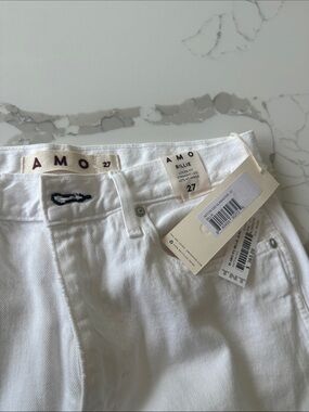 AMO Billie High-Rise White Women's Jeans